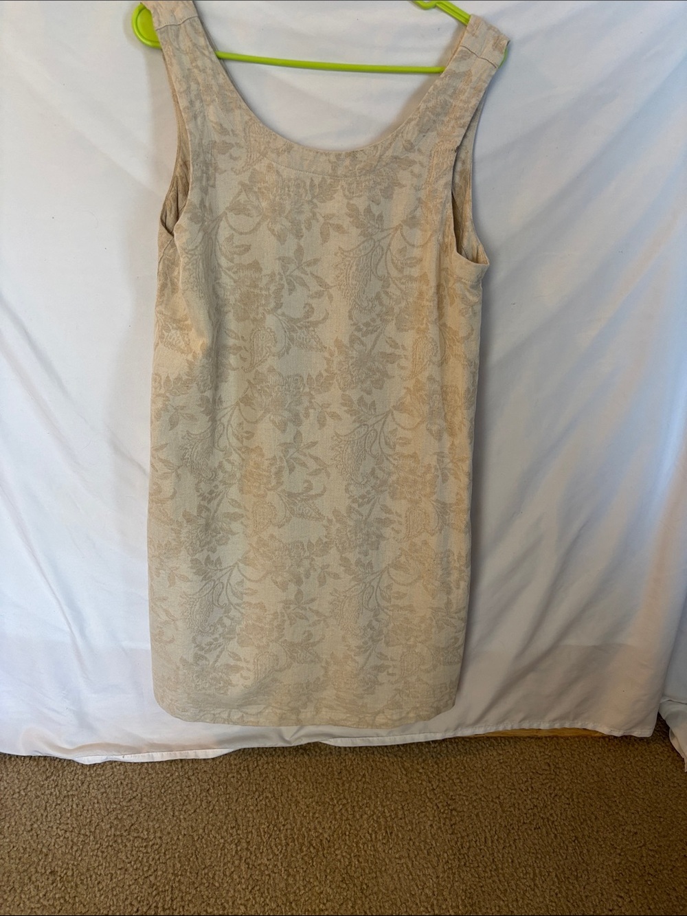 Rachel Zoe Floral Jacquard Cream Shift Dress